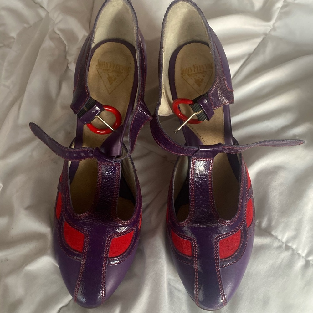 John fluevog blind faith sigourney heels (discontinued)